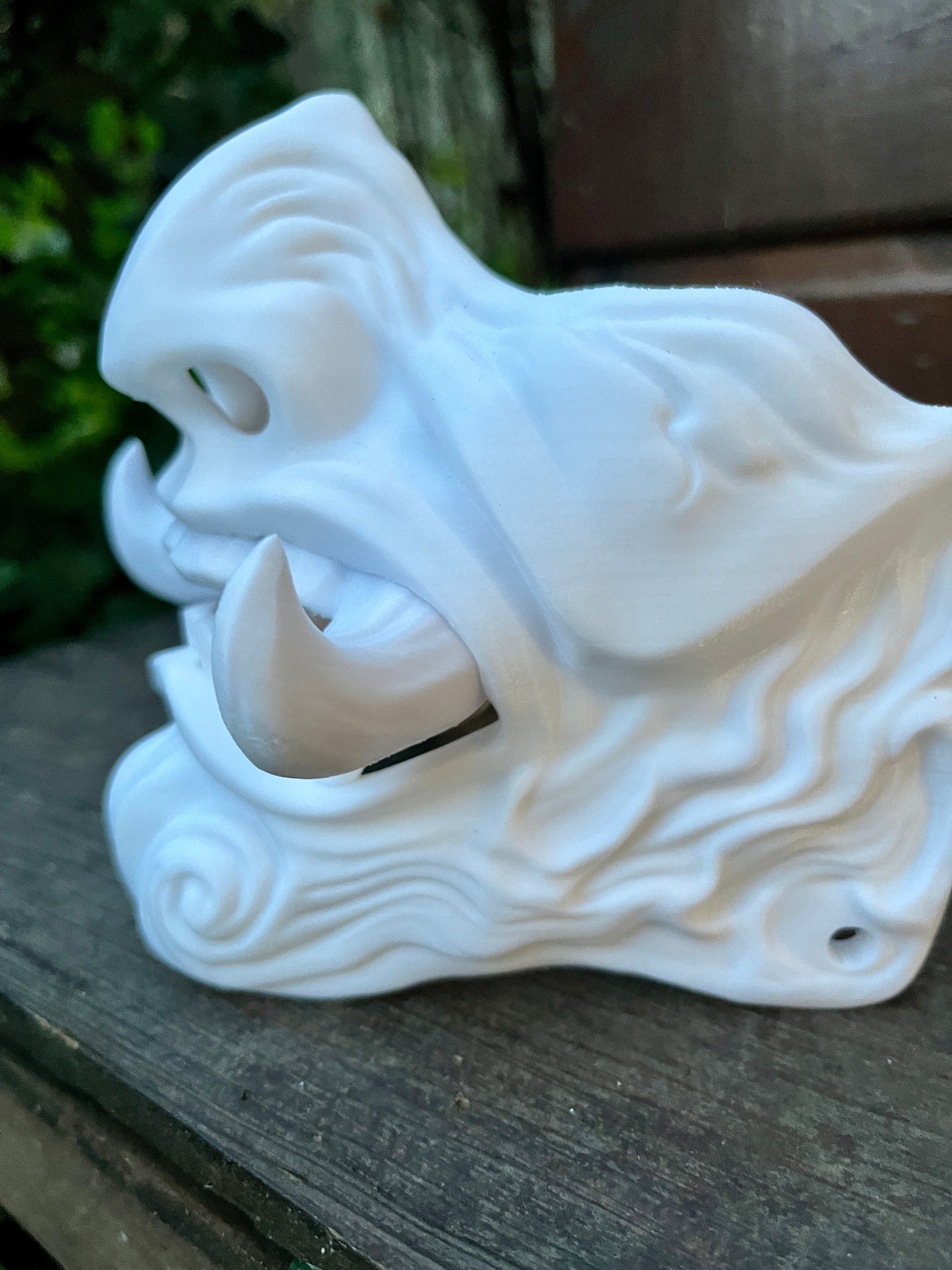 masque japonais, masque samouraï, oni, kitsune, masque hannya, samurai mask, japanese mask, japon, japan, manga, anime, demon slayer, naruto, cosplay, Daëlys Art