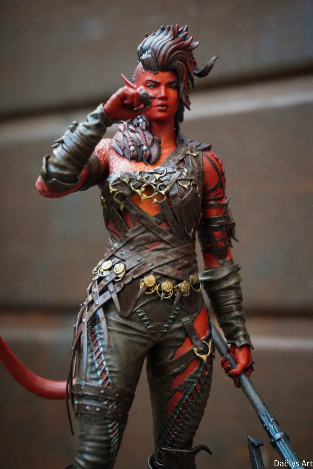 Figurine with or without paint - Karlach - Baldur's Gate