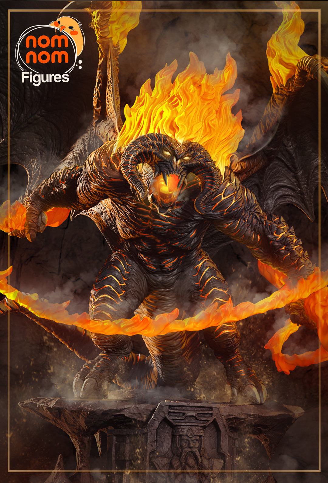 figurine balrog, figurine seigneur des anneaux, figurine a peindre gandalf, aragorn