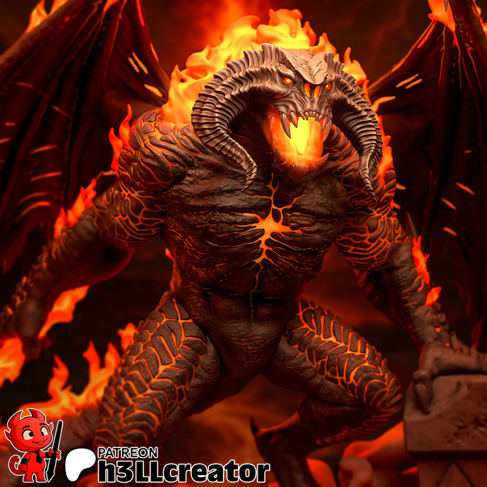 figurine balrog, figurine seigneur des anneaux, balrog, figurine a peindre