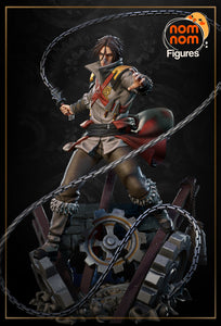 figurine Trevor Belmont, figurine a peindre, figurine castlevania, alucard, simon belmont