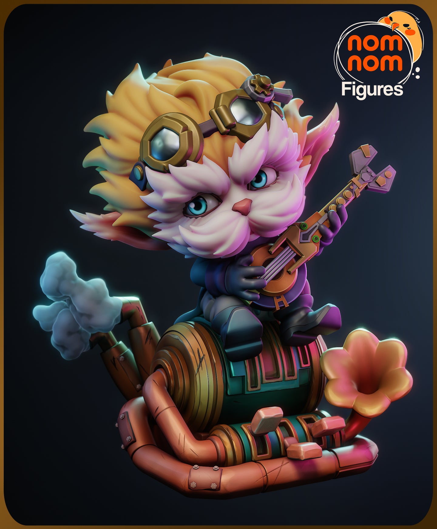 figurine Heimerdinger, figurine arcane, figurine a peindre, jinx