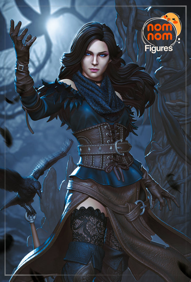 figurine Yennefer, figurine The Witcher, Geralt De Riv, figurine a peindre, Yennefer de Vengerberg