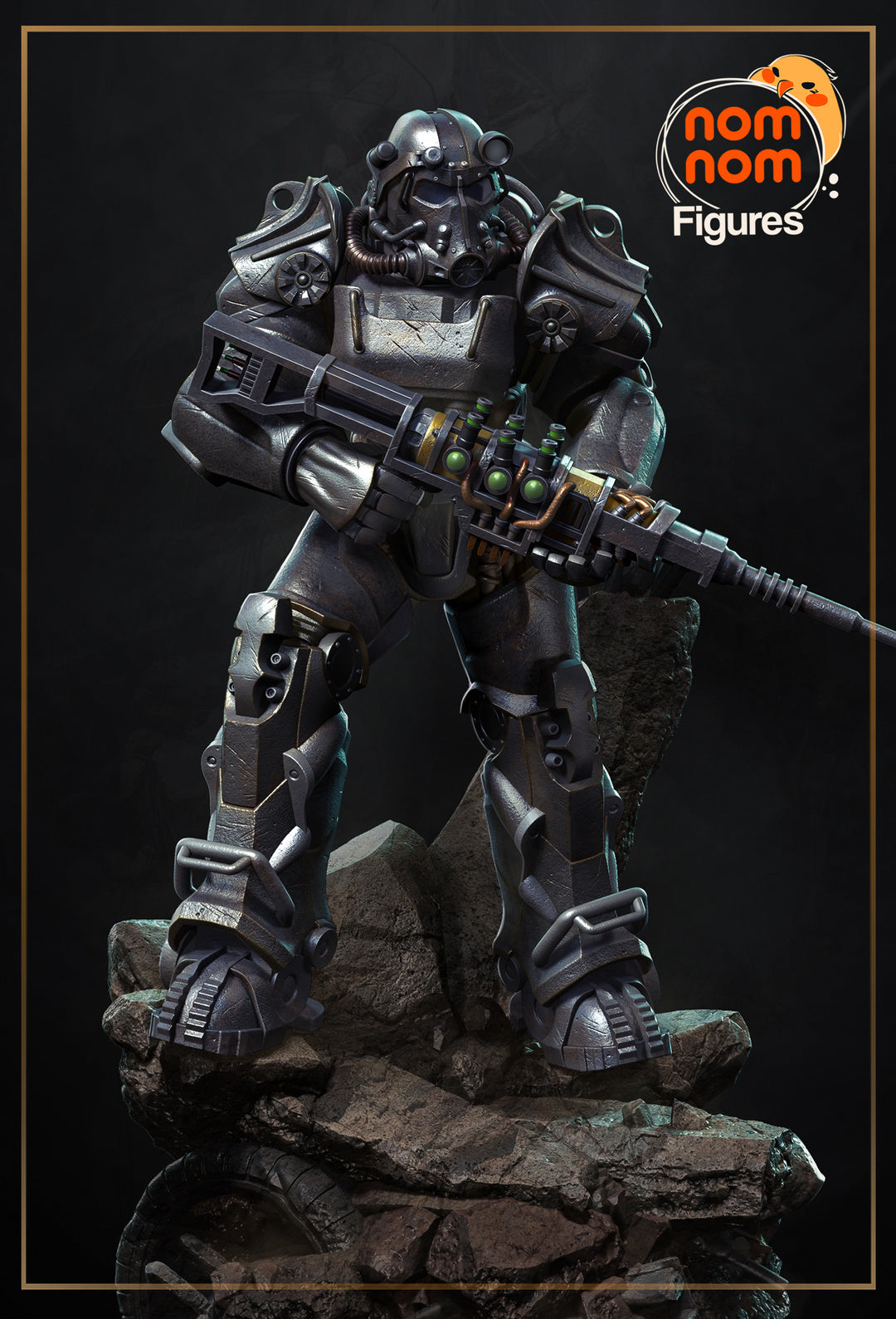 figurine fallout, figurine t-60, fallout 4, figurine a peindre