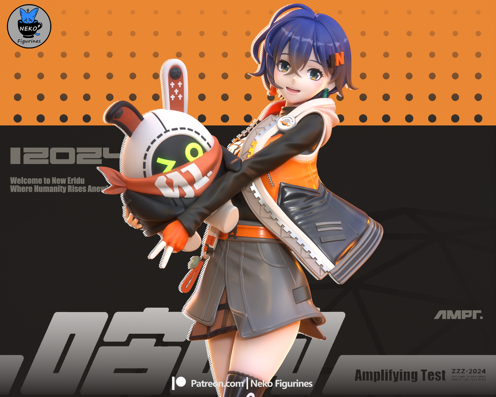 figurine belle zenless zone zero, figurine zenless zone zero, figurine a peindre