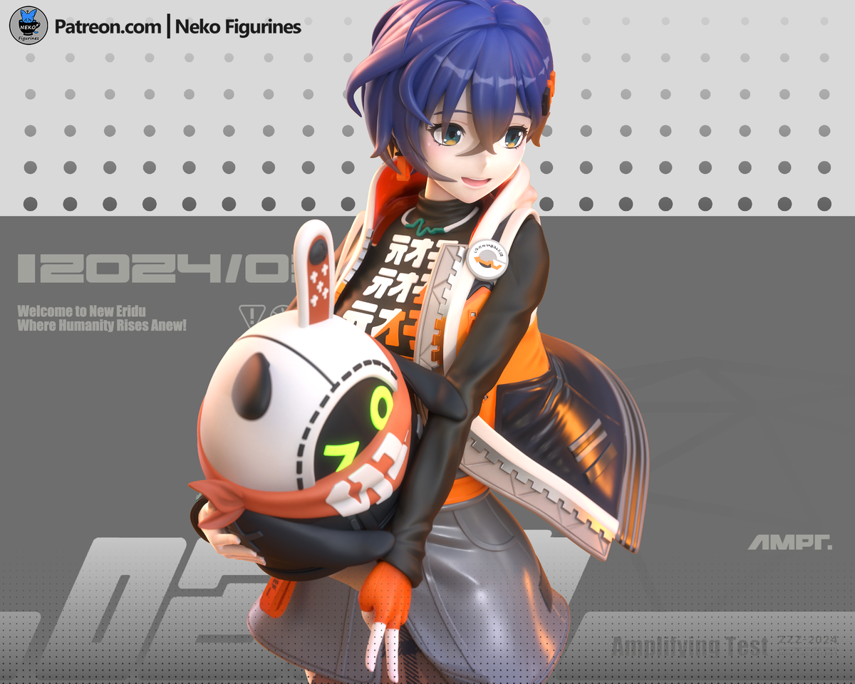 figurine belle zenless zone zero, figurine zenless zone zero, figurine a peindre
