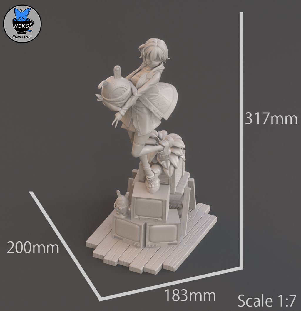 figurine belle zenless zone zero, figurine zenless zone zero, figurine a peindre