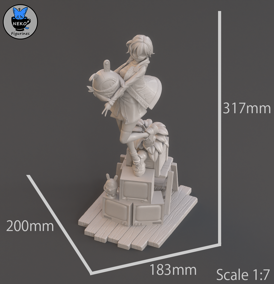 figurine belle zenless zone zero, figurine zenless zone zero, figurine a peindre