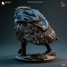 Load image into Gallery viewer, figurine blaidd, figurine chevalier loup, figurine dark souls
