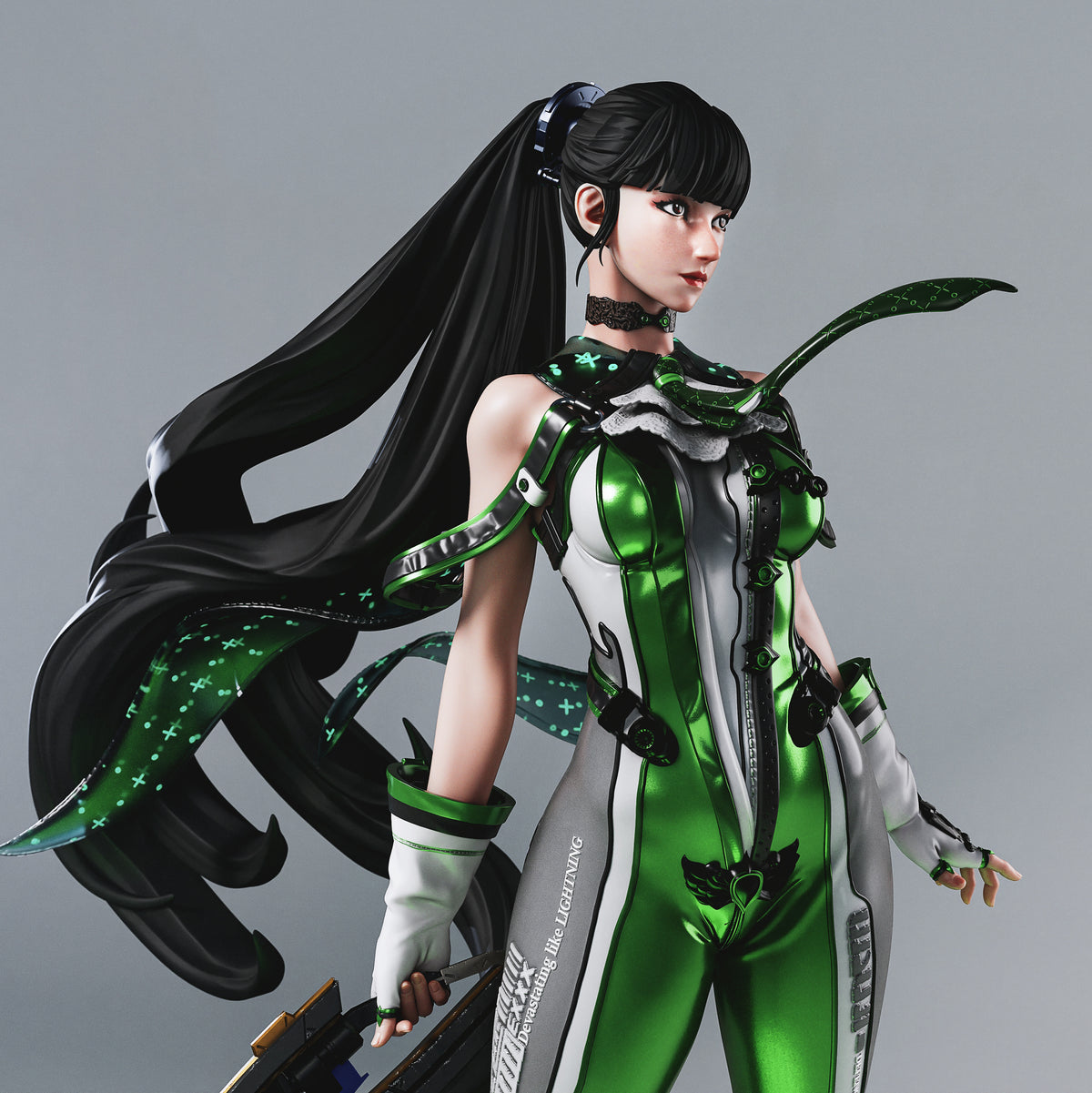 figurine eve stellar blade, figurine stellar blade, figurine a peindre