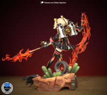 Load image into Gallery viewer, Burnice figurine zenless zone zero, figurine a peindre, figurine burnice zzz
