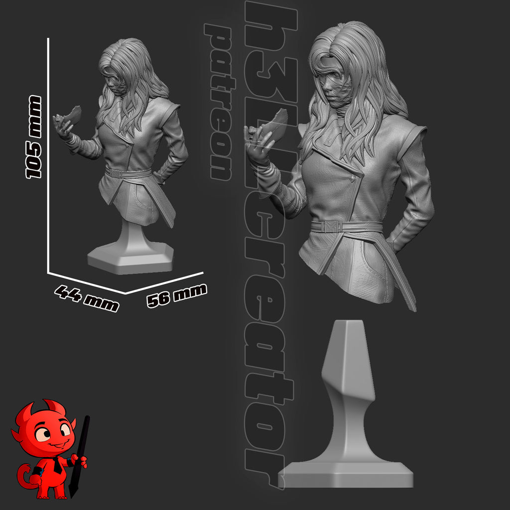 Figurine à peindre - Alicia - Clair Obscur Expédition 33