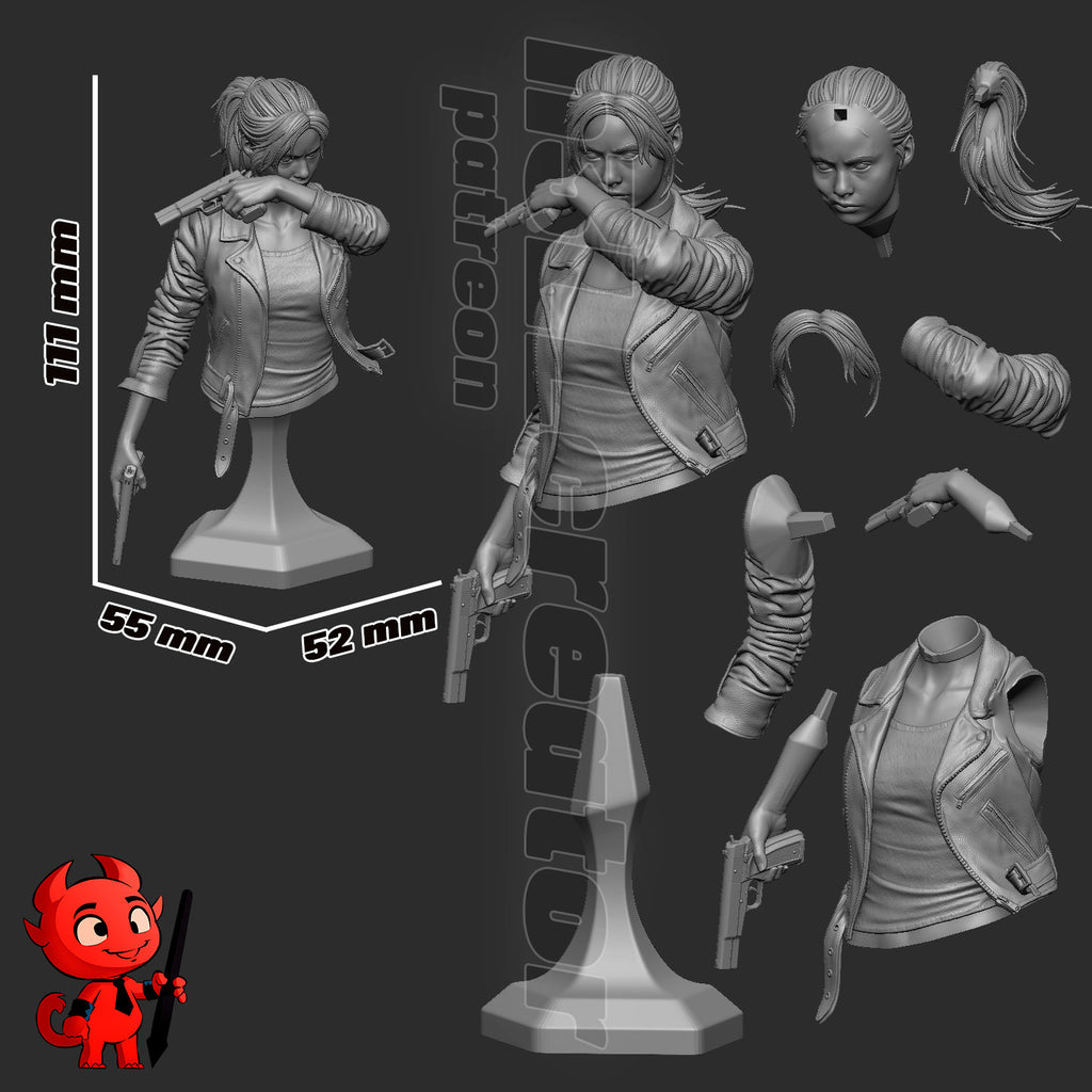 Figurine à peindre - Claire - RE2