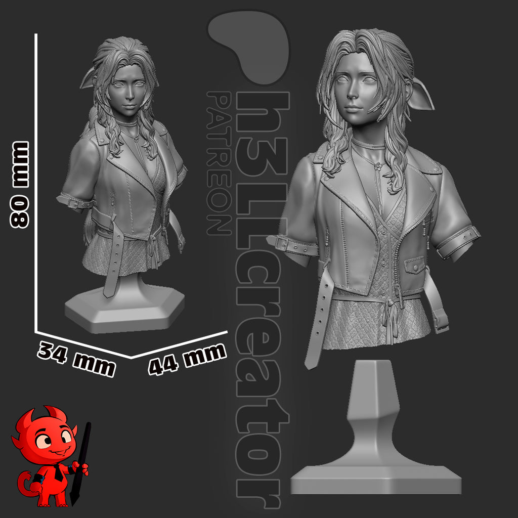 Figurine à peindre - Aerith