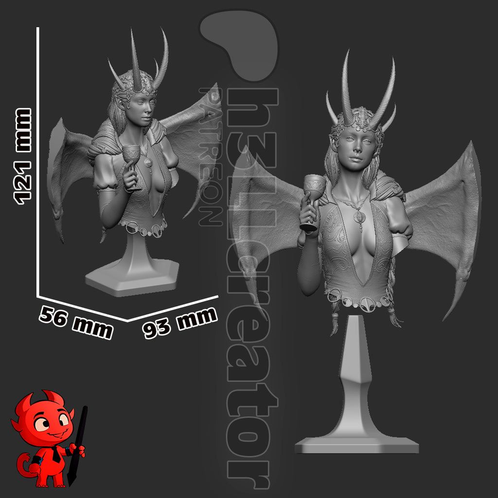 figurine a peindre, figurine baldur's gate 3, figurine mizora, karlach, ombrecoeur, astarion, lae'zel
