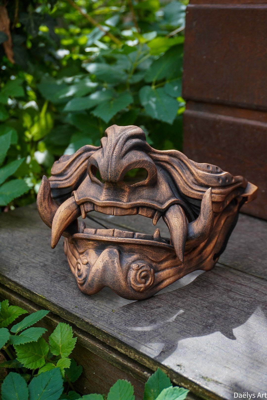 Masque mempo, masque Oni, masque mempo oni, masque samouraï, cosplay samouraï, cosplay Oni, masque démon japonais