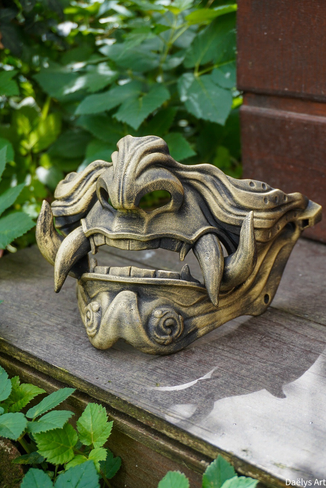 Masque mempo, masque Oni, masque mempo oni, masque samouraï, cosplay samouraï, cosplay Oni, masque démon japonais