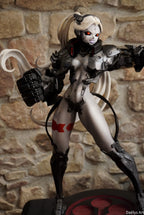 Figurine Adam Smasher, figurine Rebecca cyberpunk, figurine Cyberpunk