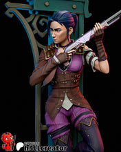Charger l&#39;image dans la galerie, figurine arcane, figurine league of legends, figurine Caitlyn, figurine Jinx, figurine Vi
