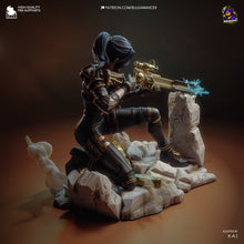 Load image into Gallery viewer, figurine caitlyn, figurine arcane, figurine a peindre, figurine en resine, jinx, vi
