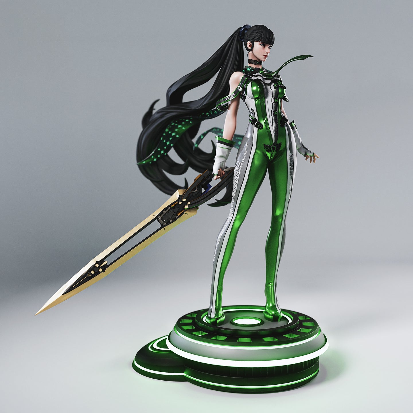 figurine eve stellar blade, figurine stellar blade, figurine a peindre