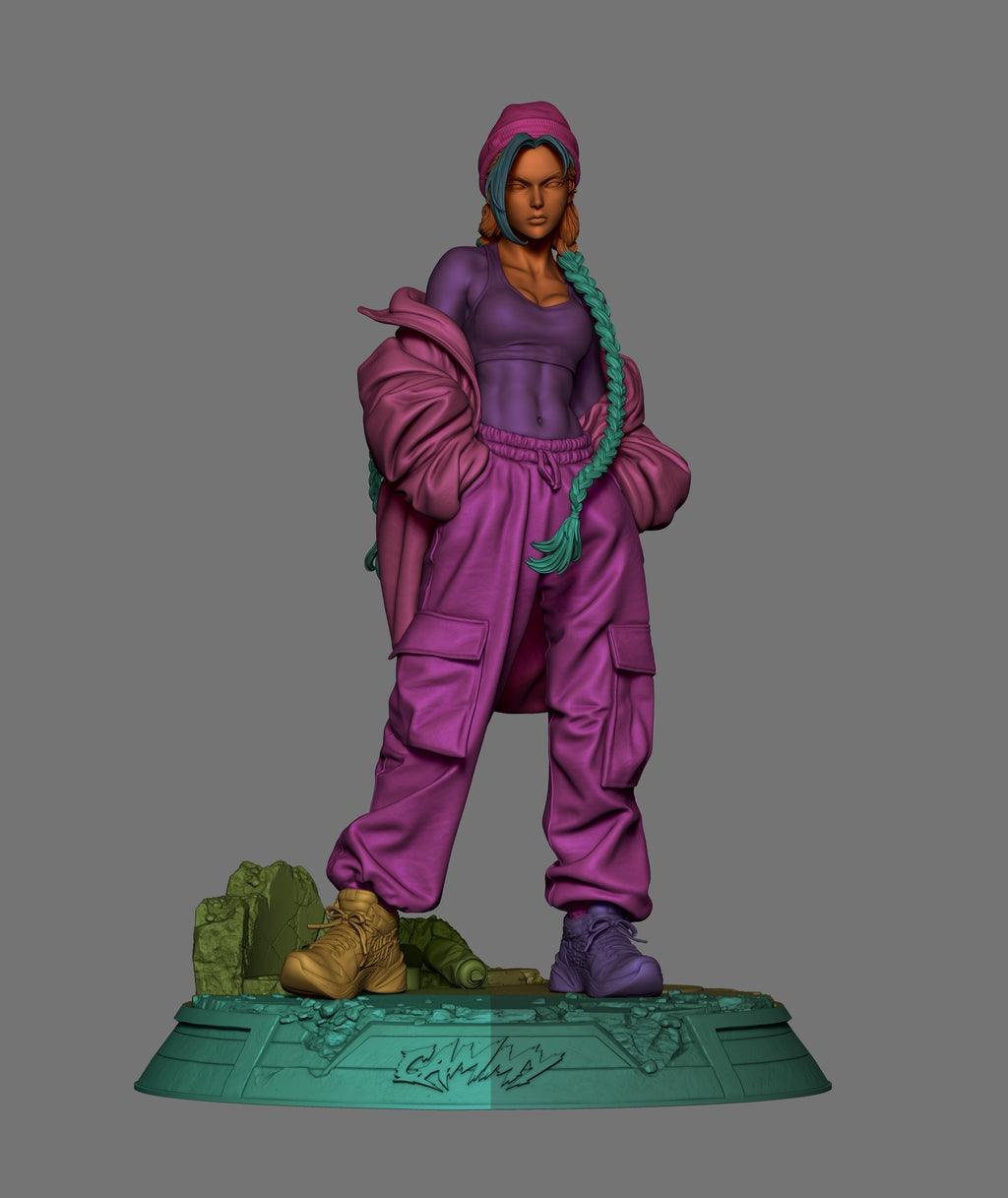 Figurine à peindre - Cammy Streetwear