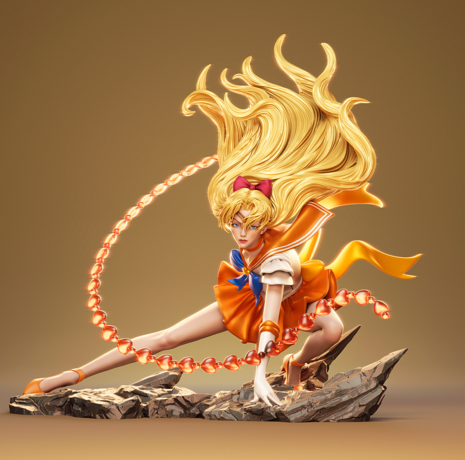 figurine sailor venus, figurine a peindre, manga 