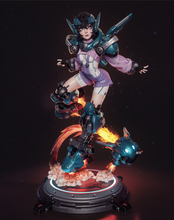 Load image into Gallery viewer, figurine a peindre, figurine de collection, figurine cyberpunk, figurine sci-fi, anime
