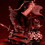 figurine a peindre, figurine de collection, figurine bloodborne chasseur, figurine dark souls, from software
