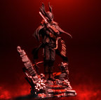 figurine a peindre, figurine de collection, figurine bloodborne chasseur, figurine dark souls, from software