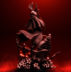 figurine a peindre, figurine de collection, figurine bloodborne chasseur, figurine dark souls, from software