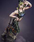 figurine jolyne, figurine jojo's bizarre adventure, jolyne kujo, figurine a peindre