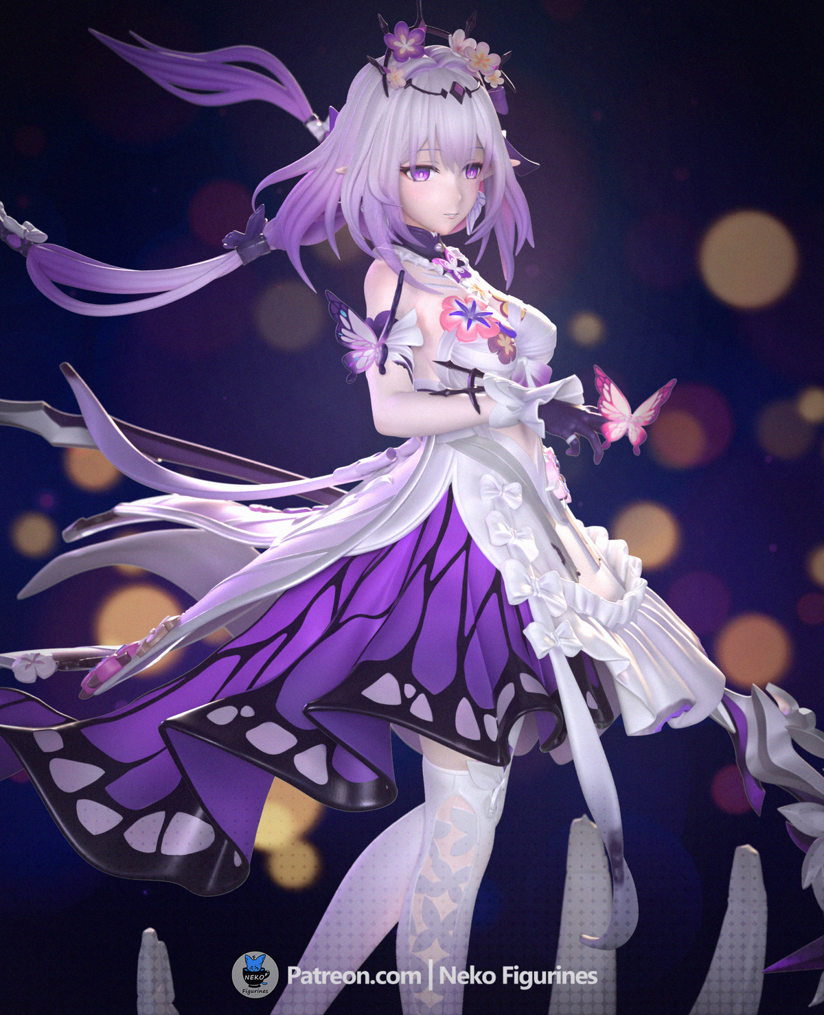 figurine Castorice honkai star rail, figurine honkai star rail, figurine a peindre