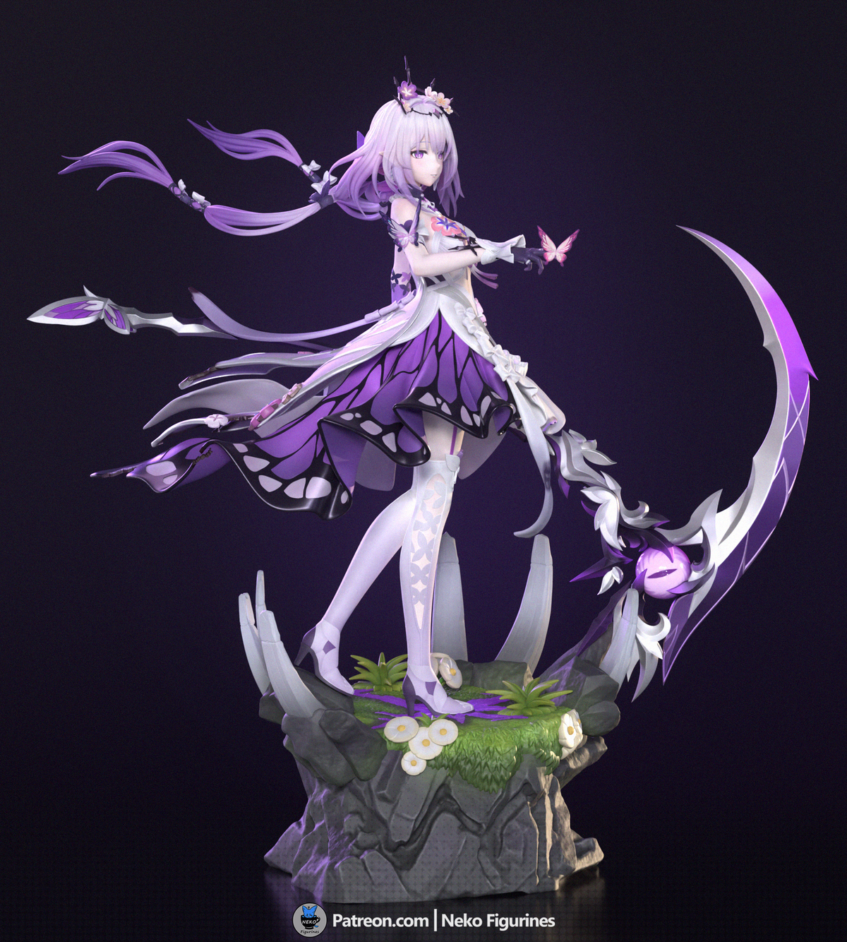 figurine Castorice honkai star rail, figurine honkai star rail, figurine a peindre