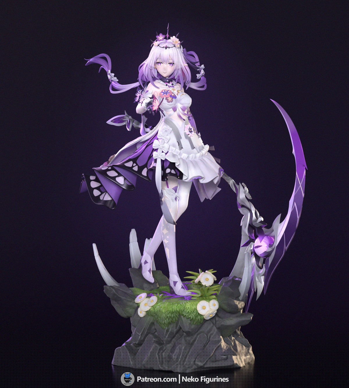 figurine Castorice honkai star rail, figurine honkai star rail, figurine a peindre
