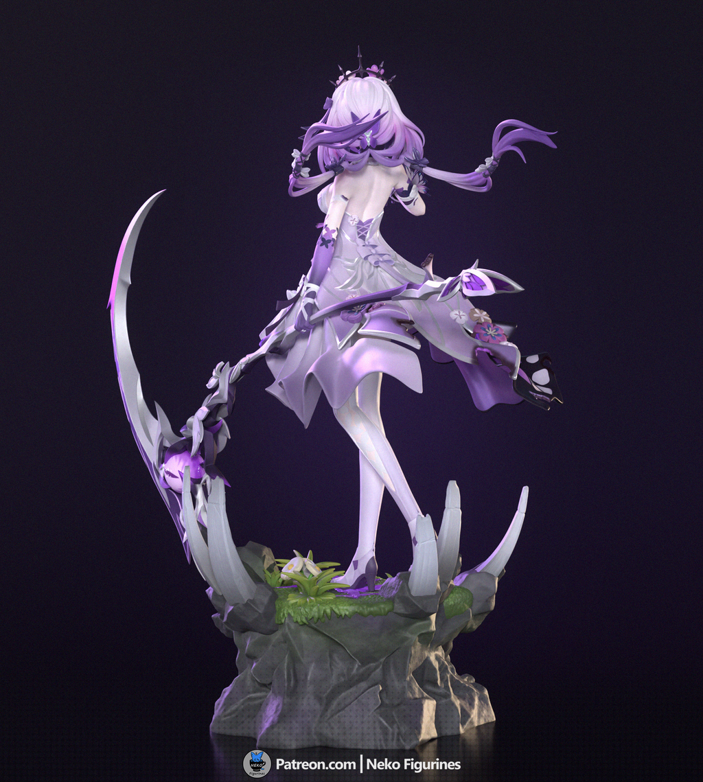 figurine Castorice honkai star rail, figurine honkai star rail, figurine a peindre