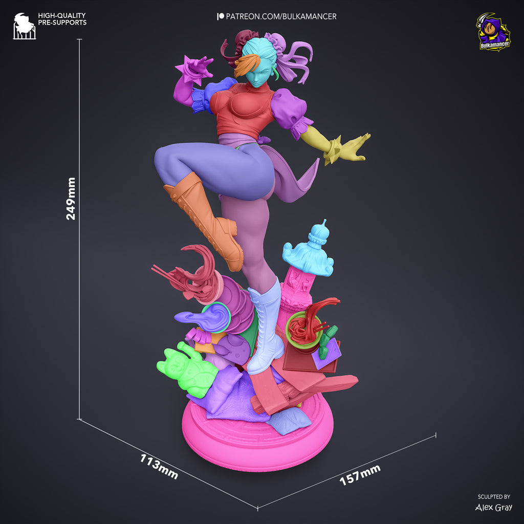 Figurine a peindre - Chun Li