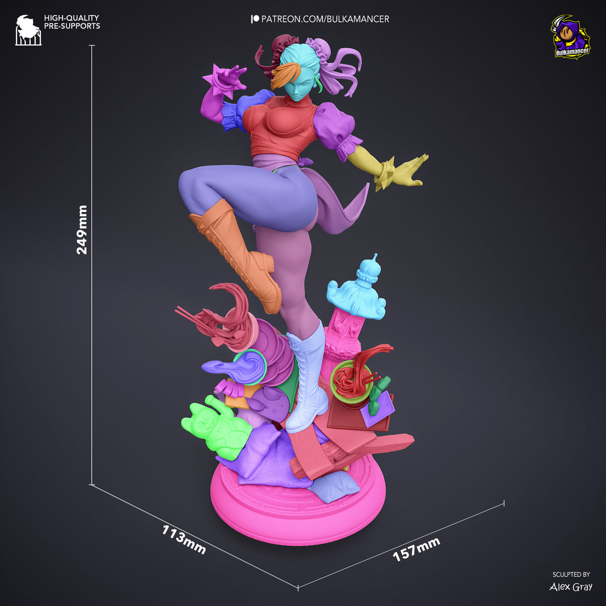 Figurine a peindre - Chun Li