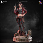 figurine claire redfield, figurine resident evil 2, figurine leon s kennedy, figurine a peindre