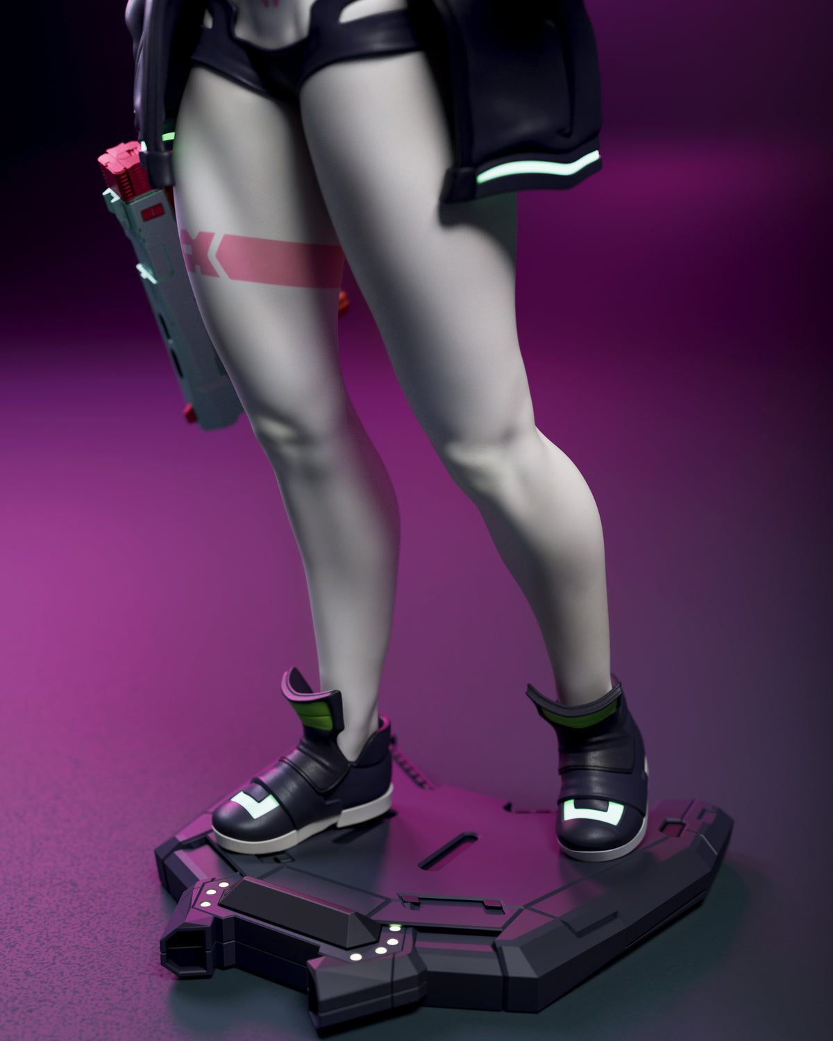 figurine rebecca cyberpunk edgerunner, figurine cyberpunk, lucy and david cyberpunk, figurine a peindre
