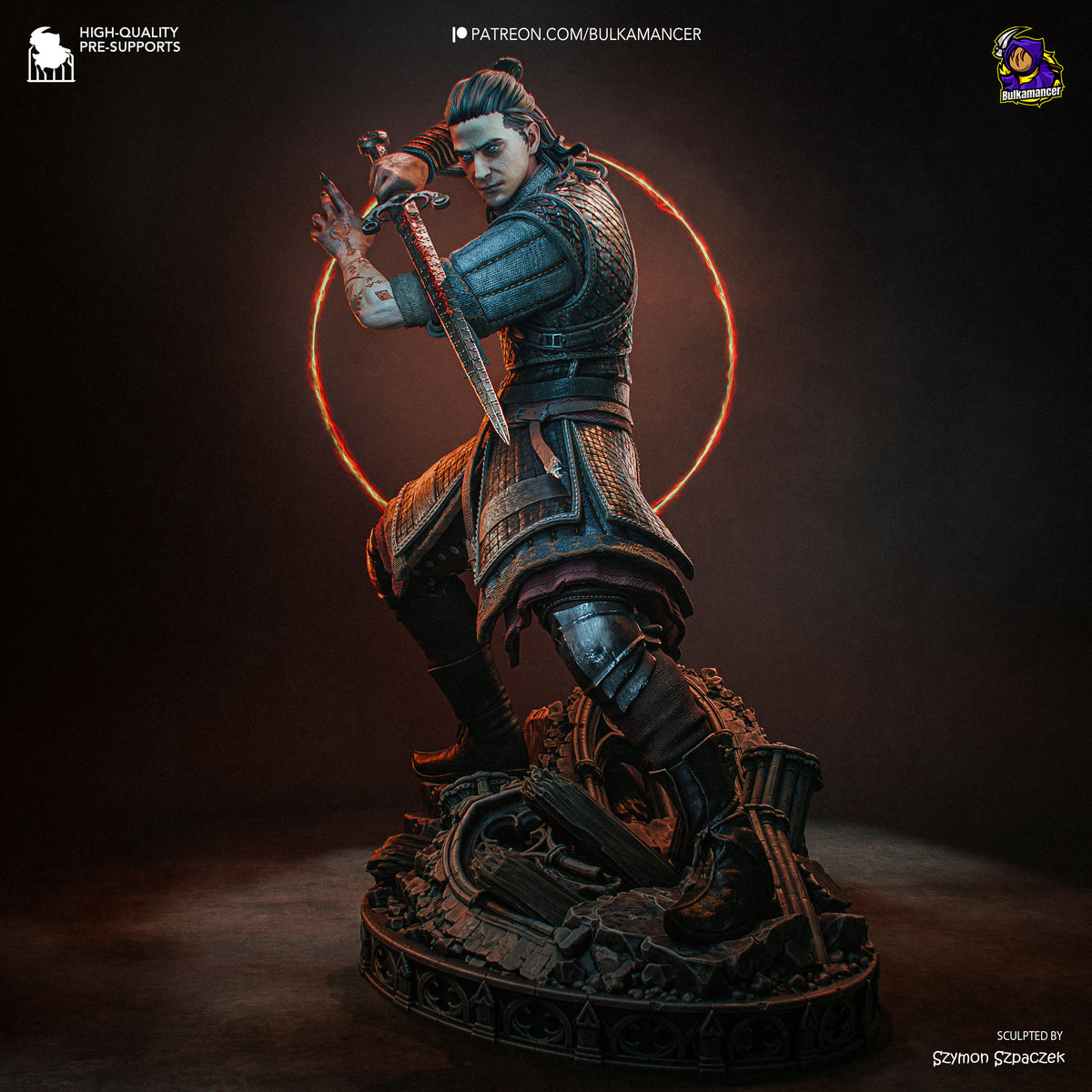 figurine coen blood of dawnwalker, figurine a peindre, figurine blood of dawnwalker, figurine vampire