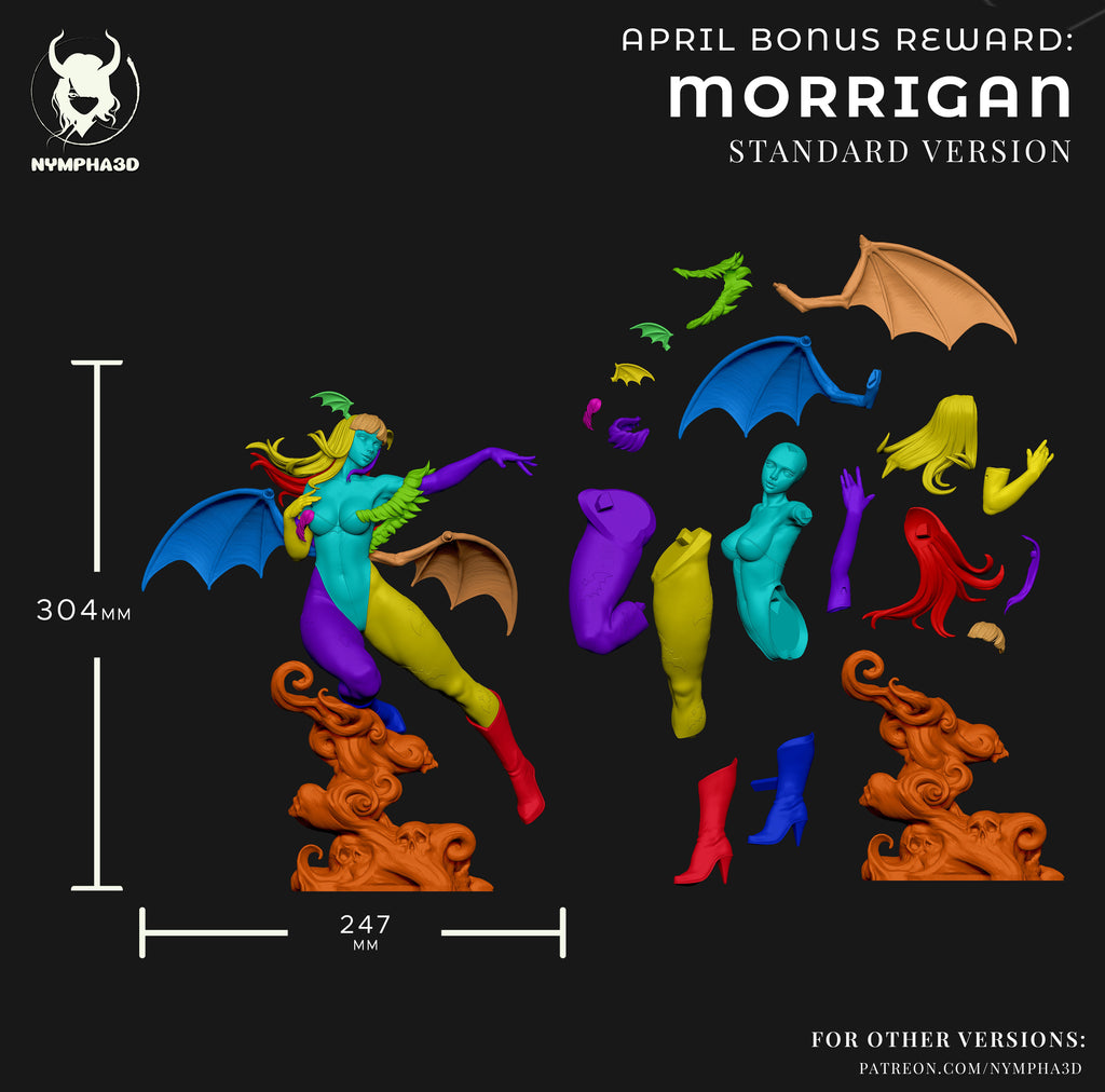 figurine Morrigan, figurine a peindre