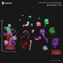 Charger l&#39;image dans la galerie, figurine bowsette, figurine mario, bowsette, figurine a peindre
