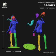 Load image into Gallery viewer, figurine samus aran, figurine metroid, figurine a peindre, metroid
