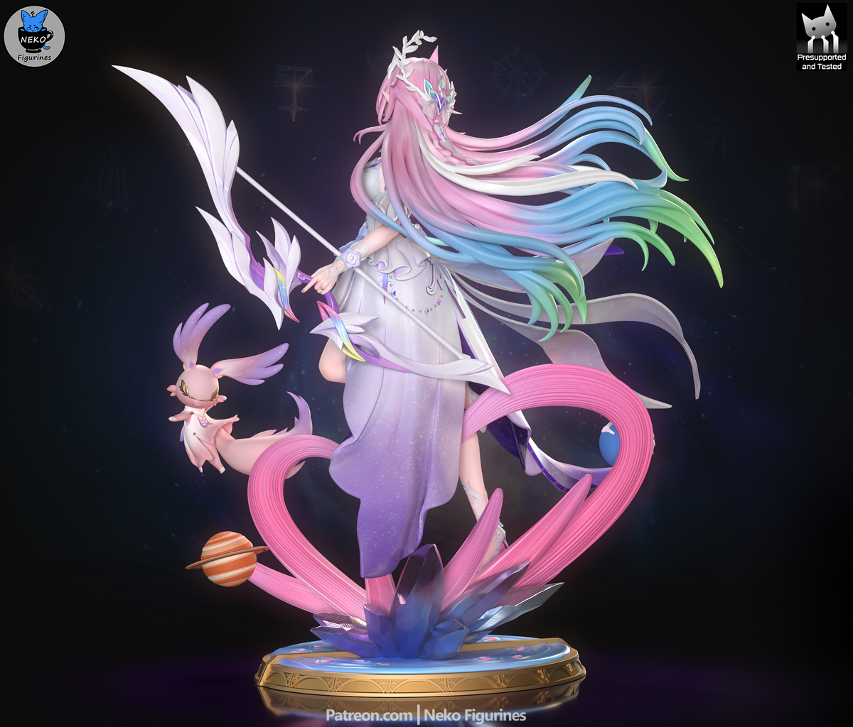 figurine Cyrene honkai star rail, figurine honkai star rail, figurine a peindre