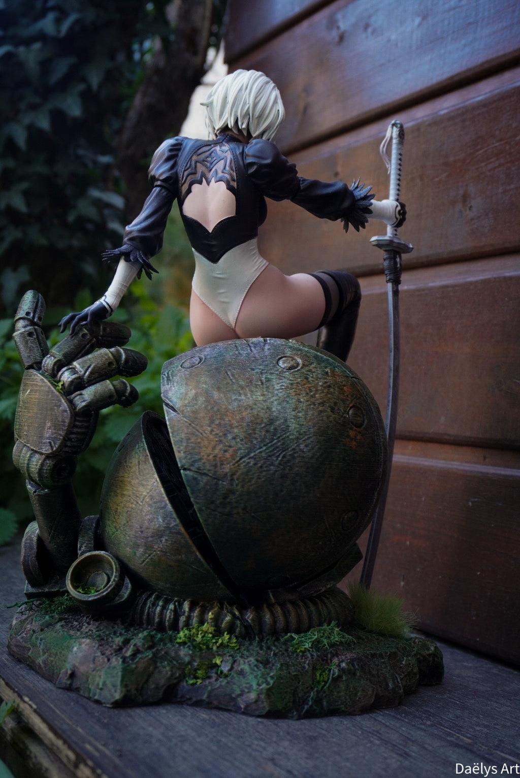 2b, figurine 2b, figurine nier, nier automata, figurine 9s