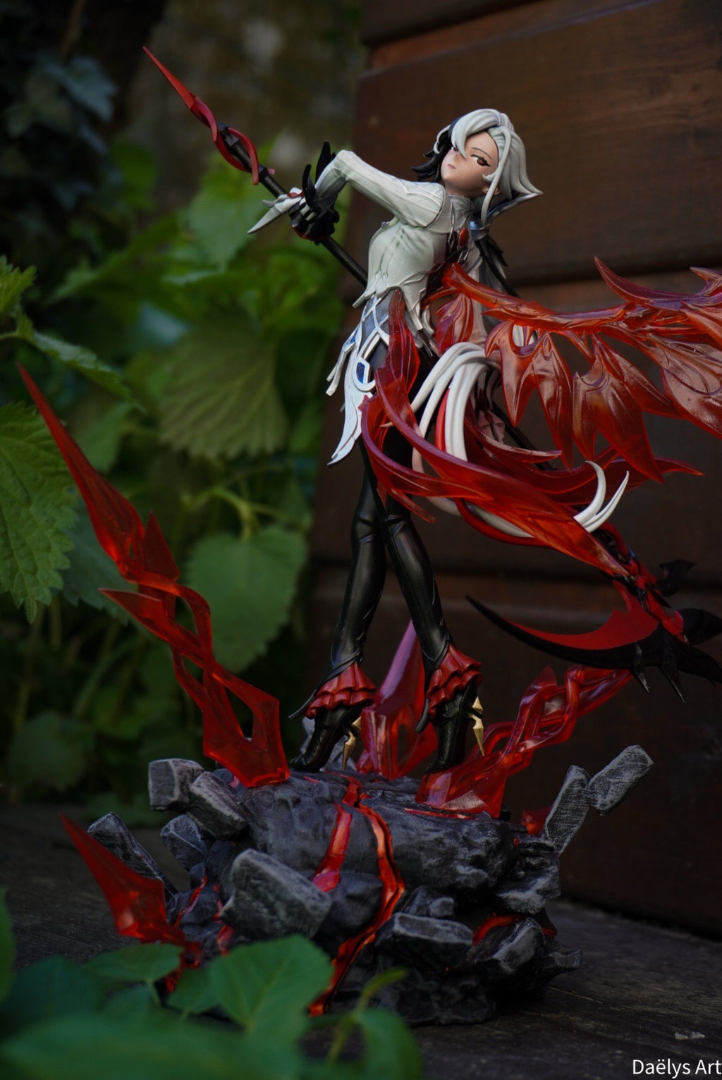 Arlecchino, Genshin impact, figurine genshin impact, figurine a peindre