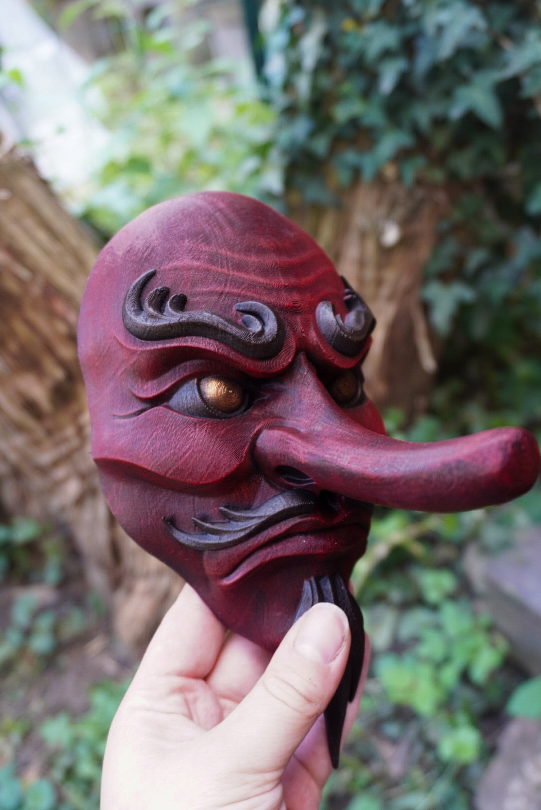 Masque tengu - version décorative