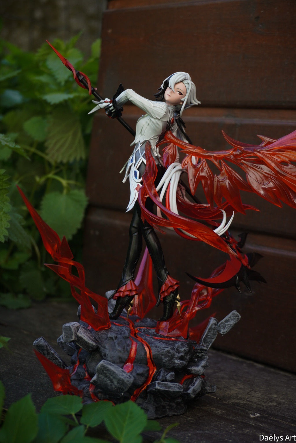 Arlecchino, Genshin impact, figurine genshin impact, figurine a peindre