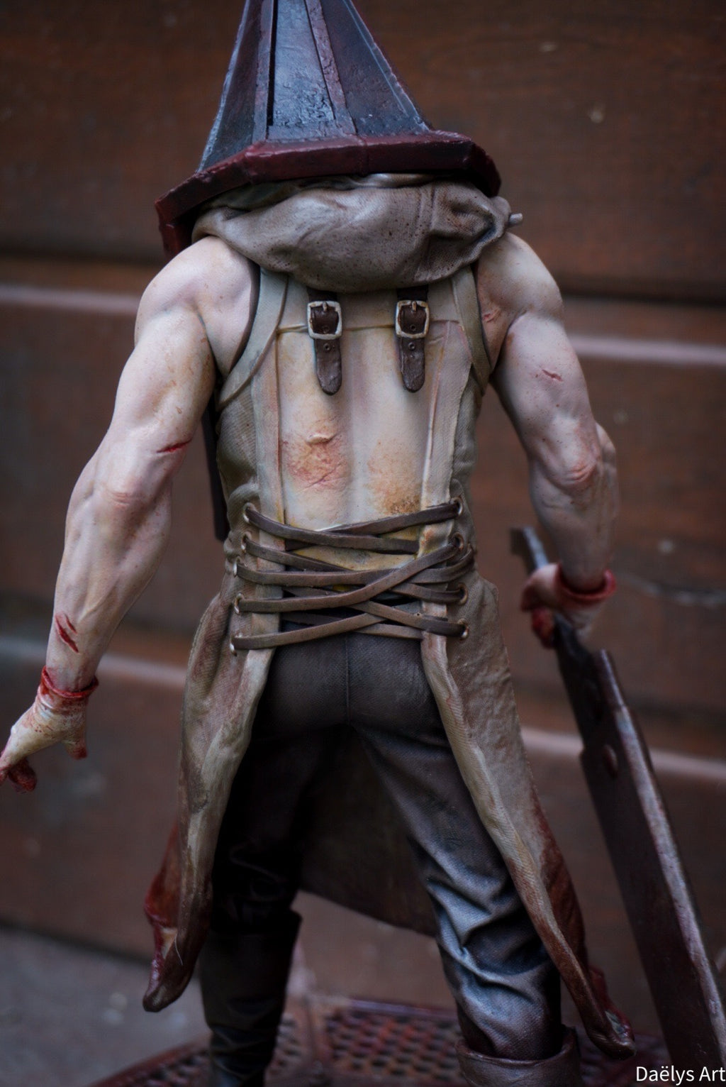 figurine pyramide head, figurine silent hill, figurine a peindre